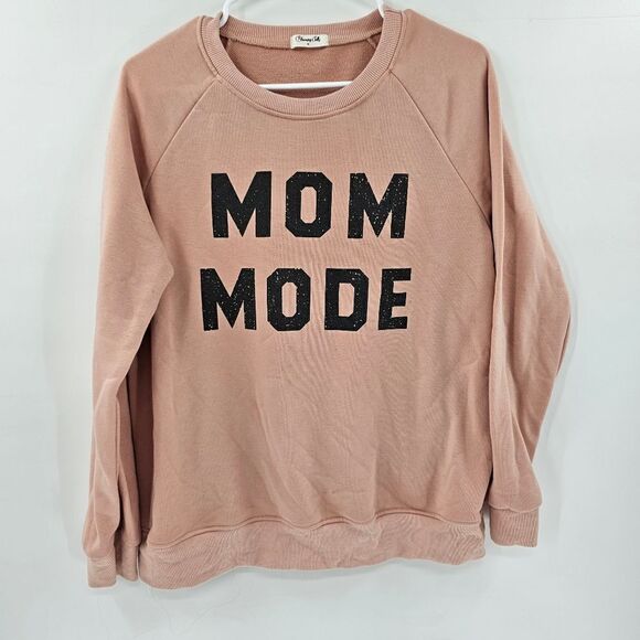 Blooming jelly mom mode sweatshirt crew neck mauve pink medium - Picture 1 of 3